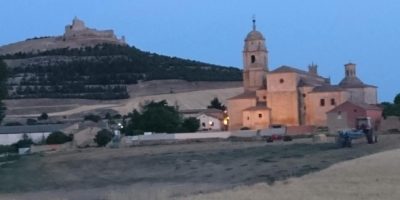 image: Castrojeriz, Meseta, Spain, around dawn.